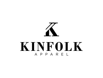 Kinfolk Apparel logo design by CreativeKiller