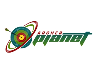 Archer Planet logo design by DreamLogoDesign