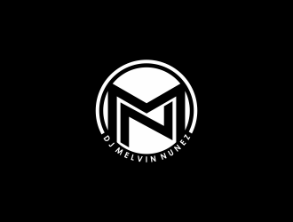 DJ Melvin Nunez logo design by perf8symmetry
