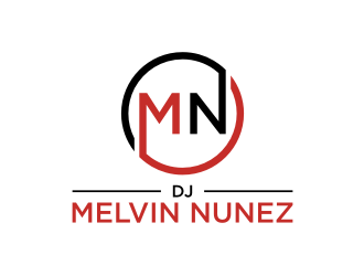 DJ Melvin Nunez logo design by rief