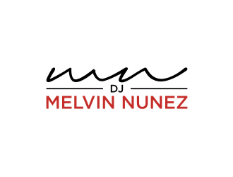 DJ Melvin Nunez logo design by rief