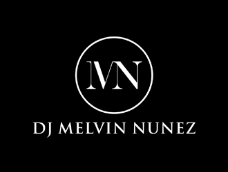 DJ Melvin Nunez logo design by johana