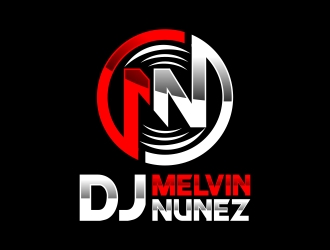 DJ Melvin Nunez logo design by CreativeKiller
