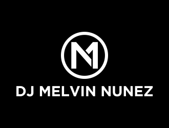 DJ Melvin Nunez logo design by oke2angconcept