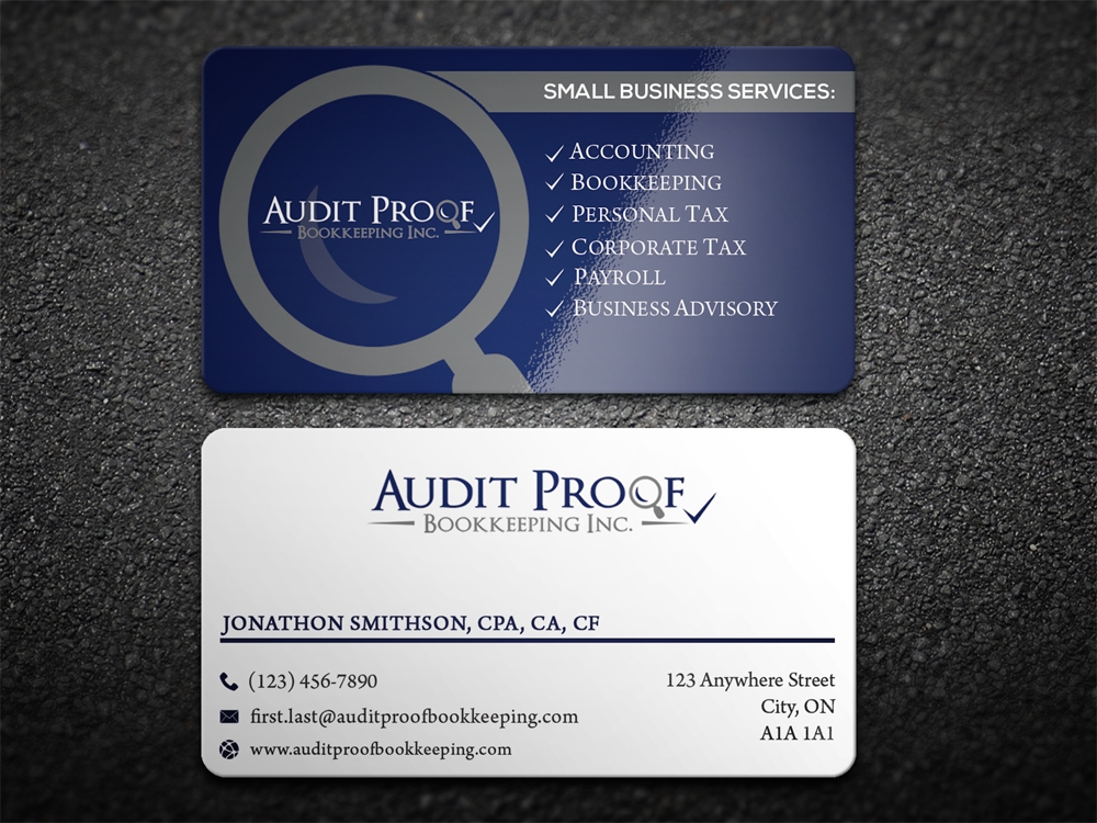 Audit Proof Bookkeeping Inc. logo design by aamir