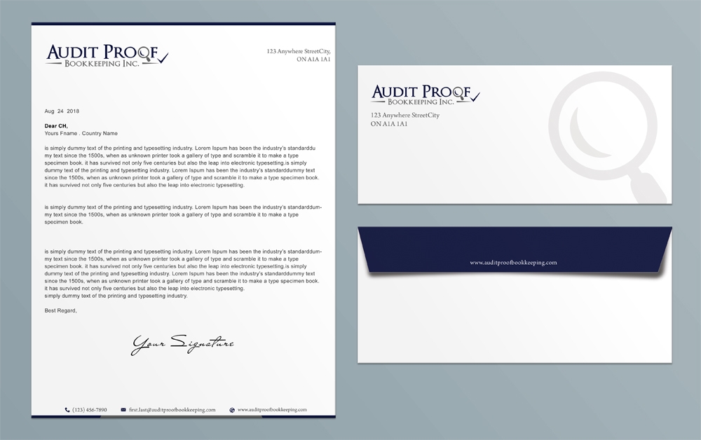 Audit Proof Bookkeeping Inc. logo design by aamir