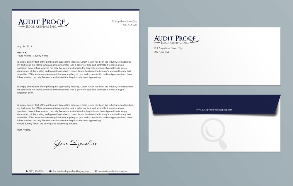 Audit Proof Bookkeeping Inc. logo design by aamir