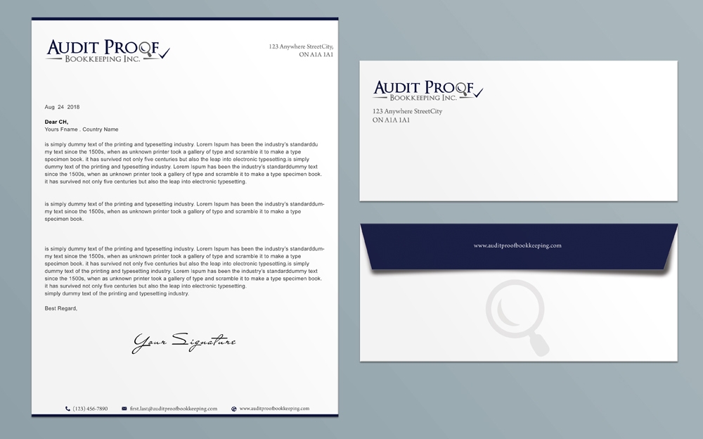 Audit Proof Bookkeeping Inc. logo design by aamir