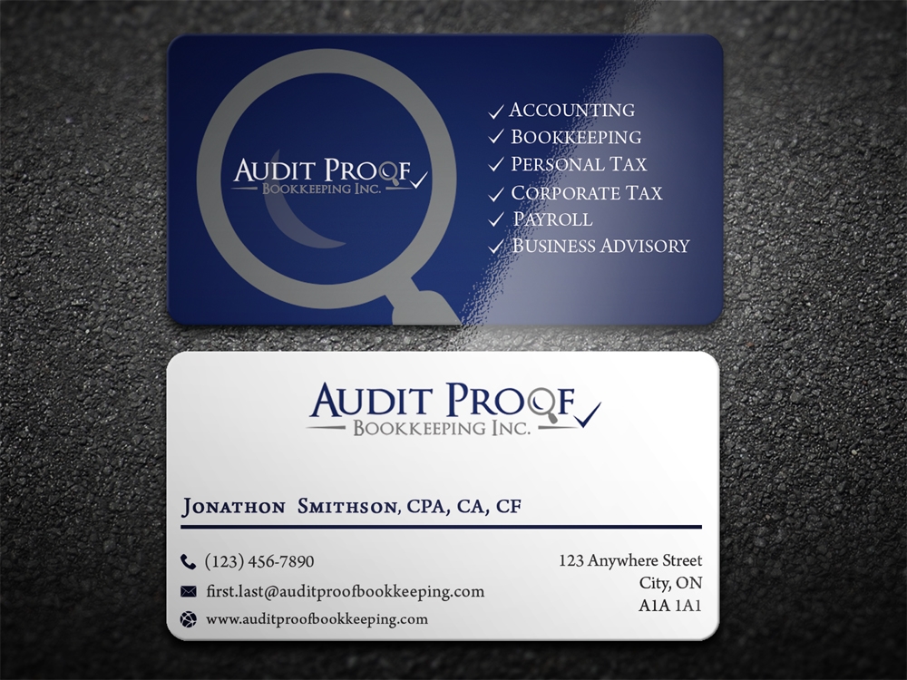 Audit Proof Bookkeeping Inc. logo design by aamir