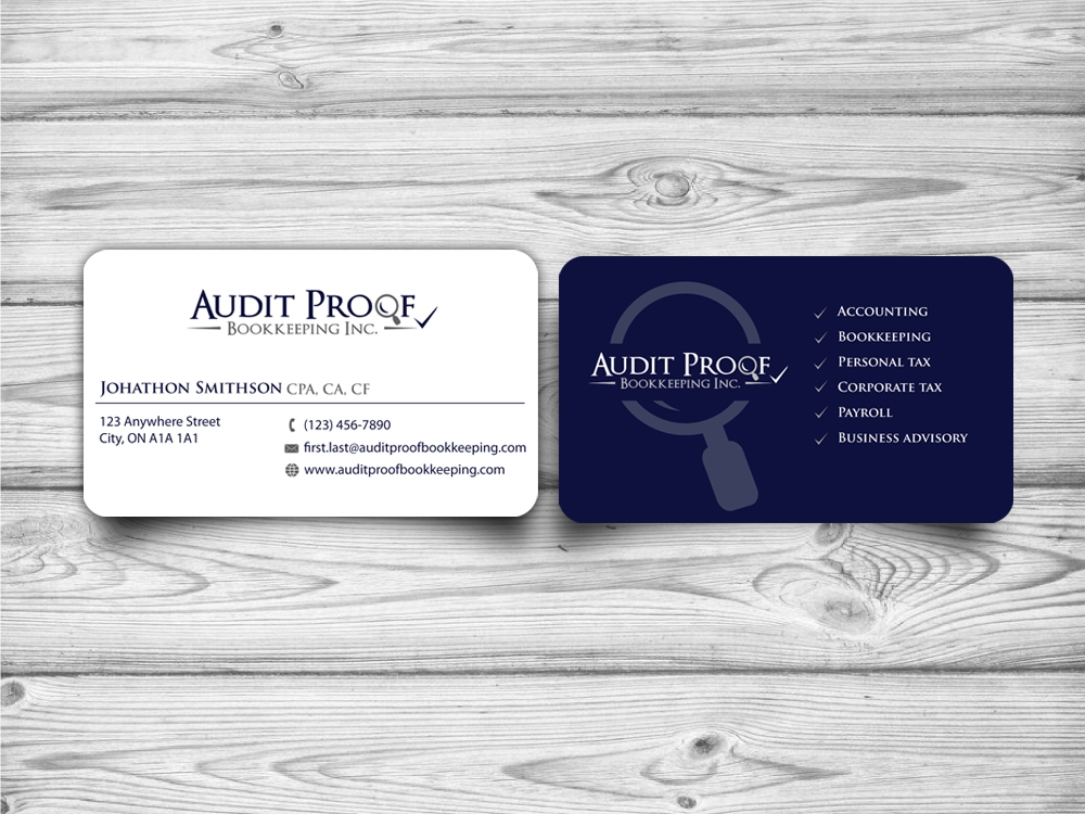Audit Proof Bookkeeping Inc. logo design by SmartDesigner