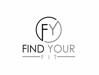Find your Fit logo design by giphone