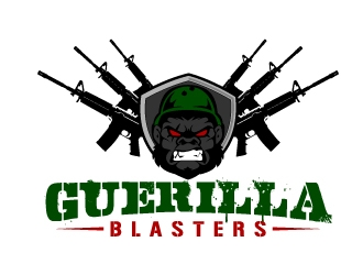 GUERILLA BLASTERS  logo design by jaize