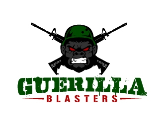 GUERILLA BLASTERS  logo design by jaize