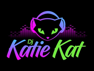 Dj Katie Kat logo design by jaize