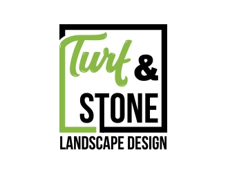 Turf & Stone Landscape Design logo design by MarkindDesign
