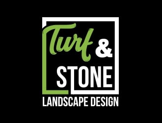 Turf & Stone Landscape Design logo design by MarkindDesign