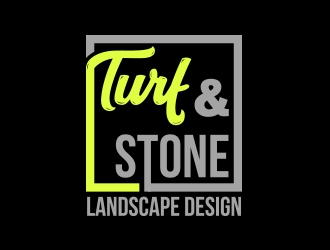 Turf & Stone Landscape Design logo design by MarkindDesign