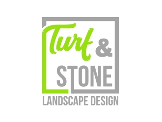 Turf & Stone Landscape Design logo design by MarkindDesign
