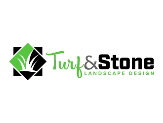 Turf & Stone Landscape Design logo design by jaize