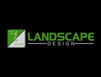 Turf & Stone Landscape Design logo design by giphone