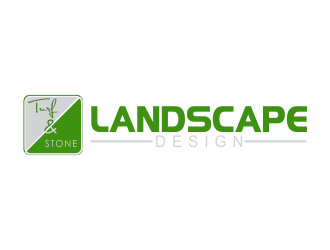 Turf & Stone Landscape Design logo design by giphone