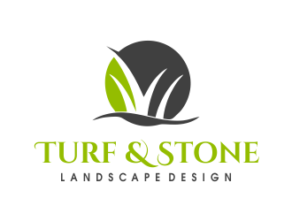 Turf & Stone Landscape Design logo design by JessicaLopes