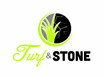 Turf & Stone Landscape Design logo design by agus