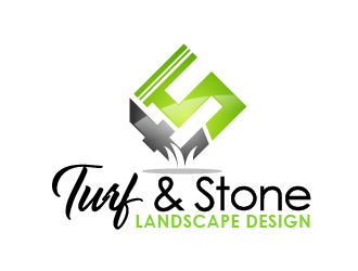 Turf & Stone Landscape Design logo design by THOR_