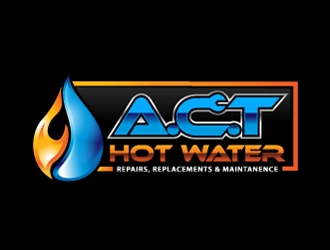 A.C.T Hotwater logo design by ZQDesigns