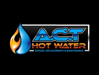 A.C.T Hotwater logo design by ZQDesigns