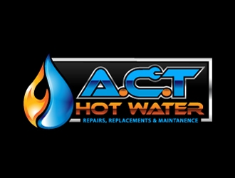 A.C.T Hotwater logo design by ZQDesigns