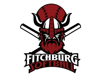 Fitchburg Softball logo design by shere