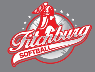 Fitchburg Softball logo design by shere