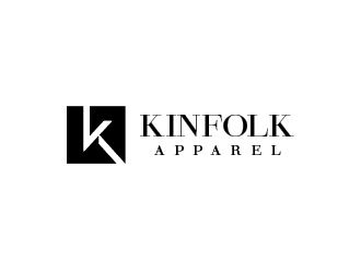 Kinfolk Apparel logo design by usef44
