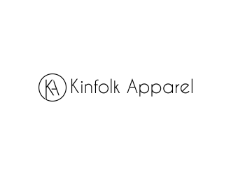 Kinfolk Apparel logo design by ROSHTEIN