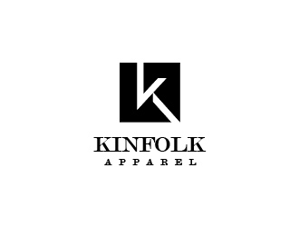 Kinfolk Apparel logo design by usef44