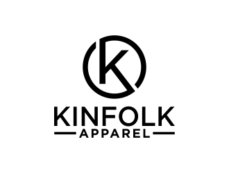 Kinfolk Apparel logo design by akhi
