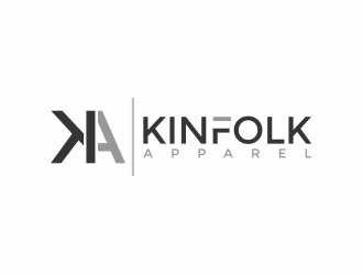 Kinfolk Apparel logo design by mutafailan