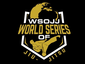 WSOJJ WORLD SERIES OF JIU-JITSU logo design by shere