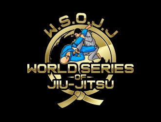 WSOJJ WORLD SERIES OF JIU-JITSU logo design by Aelius