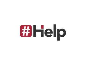 #Help logo design by ingepro