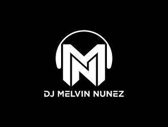 DJ Melvin Nunez logo design by pakNton