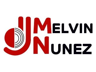 DJ Melvin Nunez logo design by ElonStark