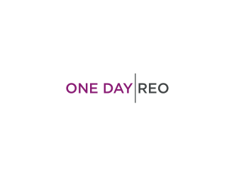 One Day REO logo design by bricton
