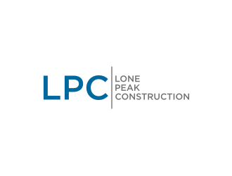 Lone Peak Construction logo design by rief