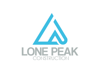 Lone Peak Construction logo design by czars