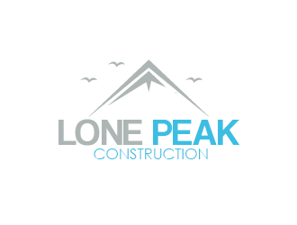 Lone Peak Construction logo design by czars