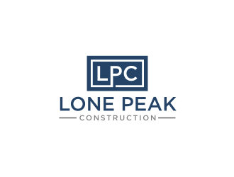 Lone Peak Construction logo design by aflah