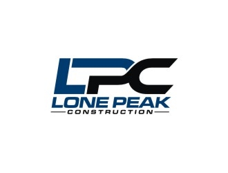 Lone Peak Construction logo design by agil