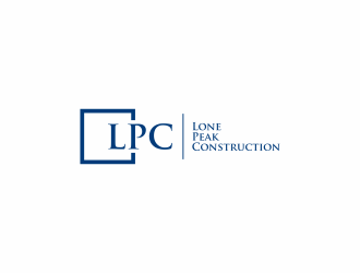 Lone Peak Construction logo design by ammad